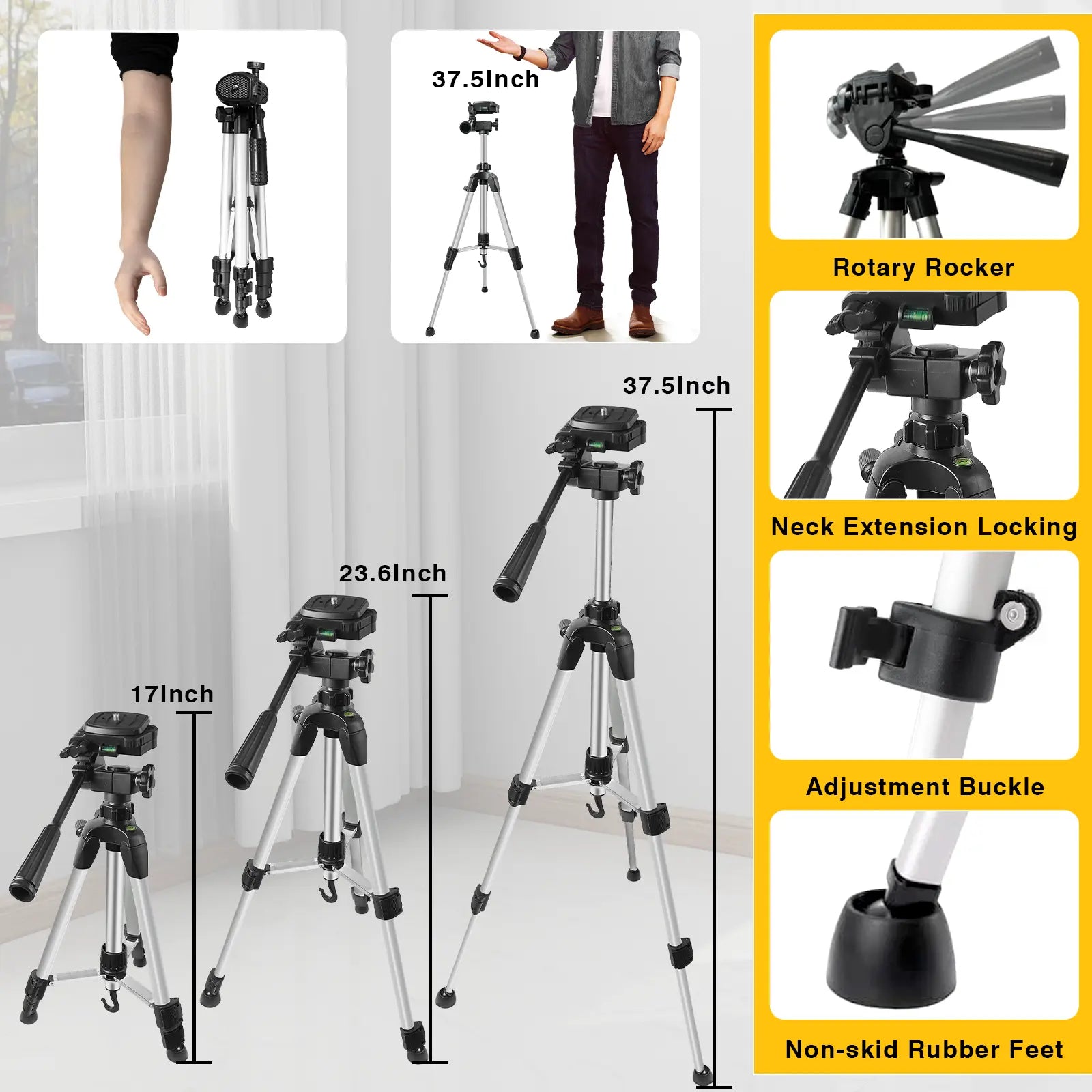 Laser Level with Tripod, 4x360° Self Leveling Laser Level