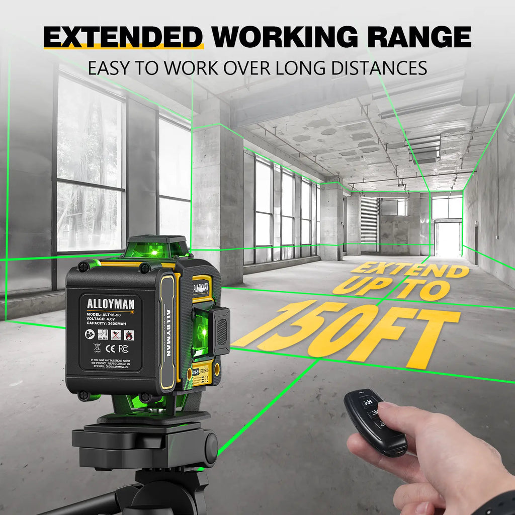 Laser Level with Tripod, 4x360° Self Leveling Laser Level